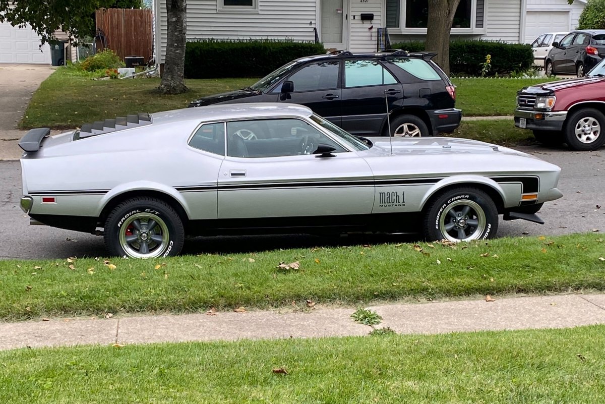 1972 Mustang with 15x8 Torq Thrust D Wheels