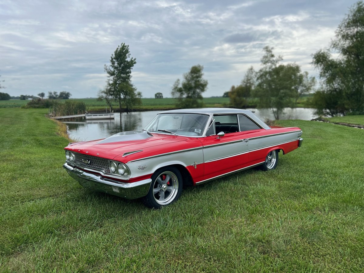 1963 Galaxie with 17x7 and 17x8 Classic Torq Thrusts