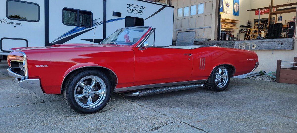 1967 Lemans with Chrome Torq Thrust Package
