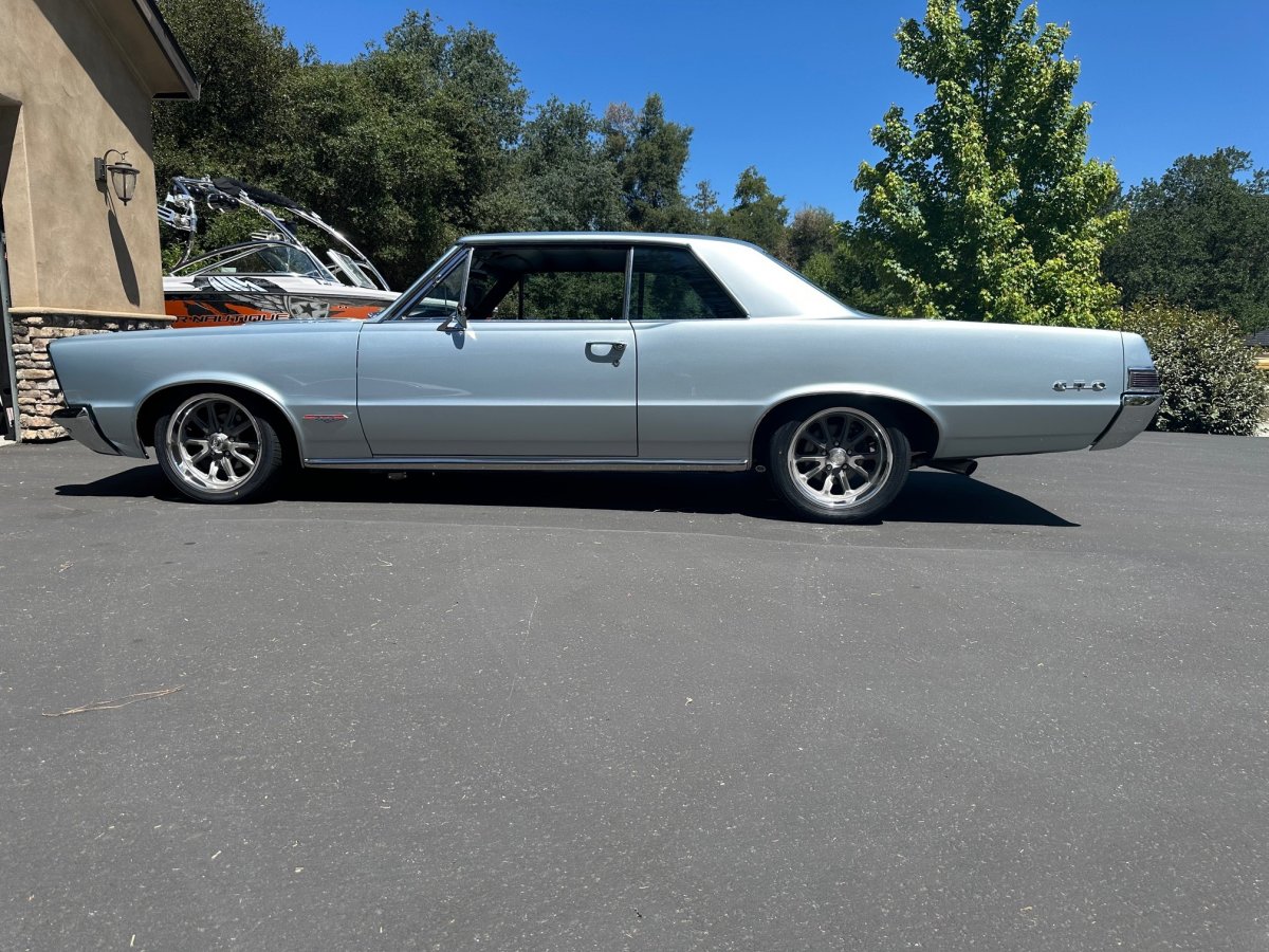 1965 GTO with Gun Metal Rambler Package 17x7 and 17x8