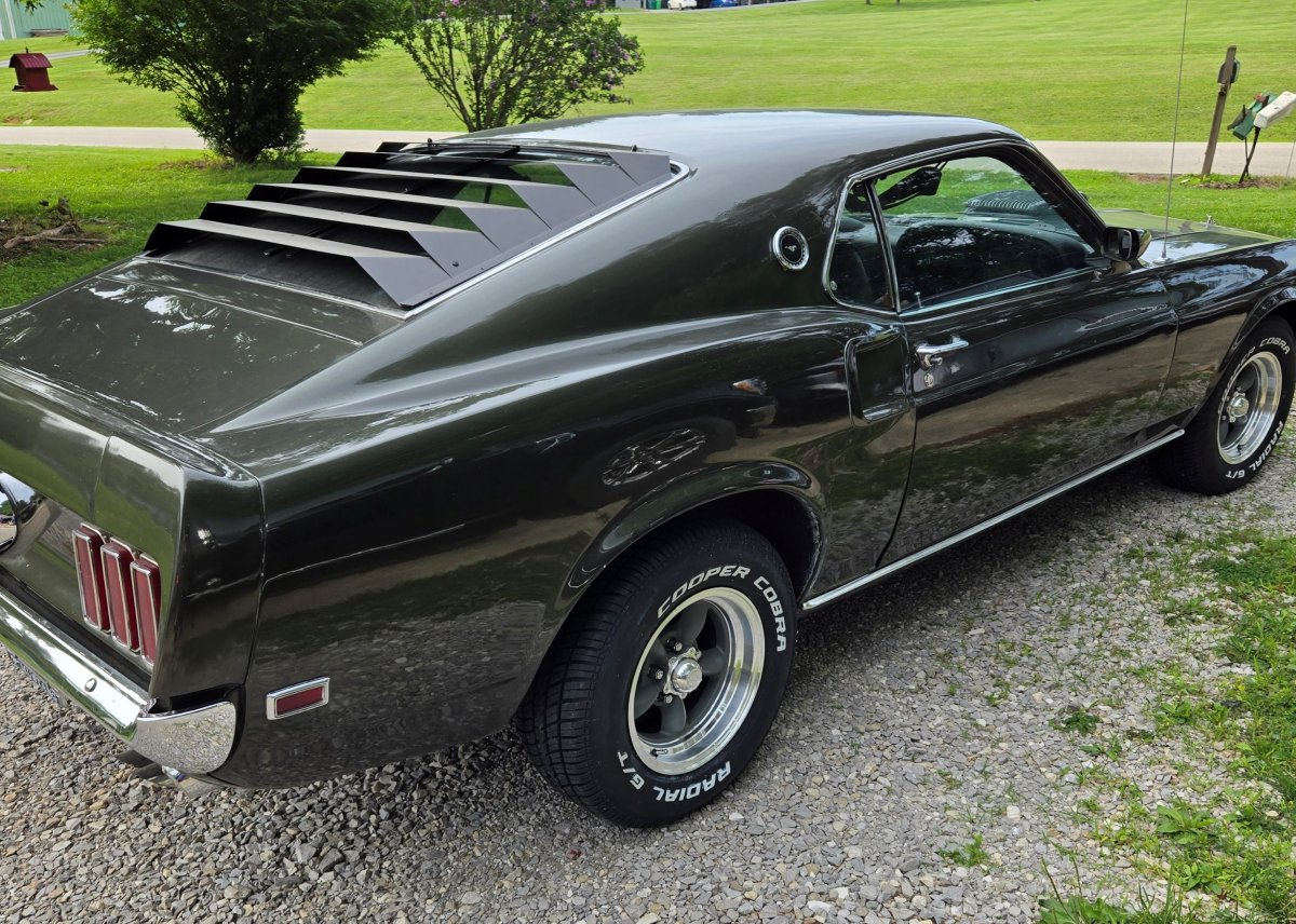 1969 Mustang with 14x7 Classic Torq Thrusts