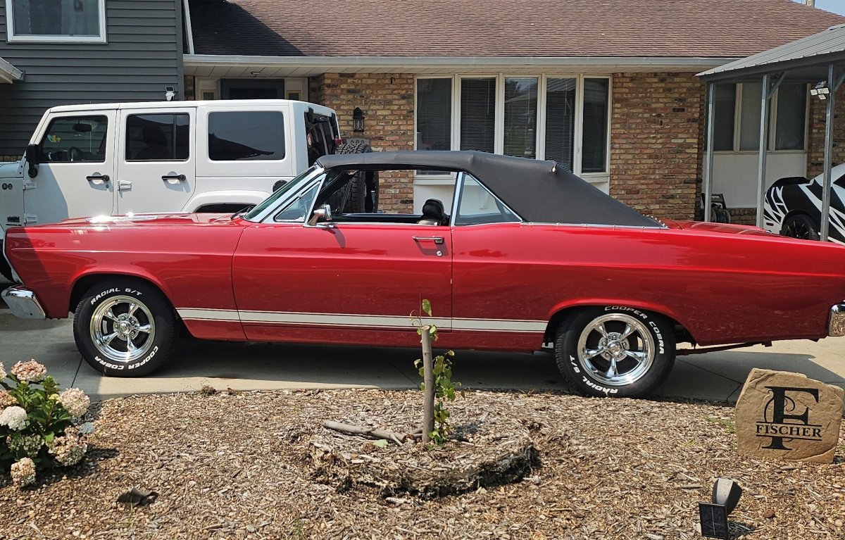1966 Fairlane with 15x7 and 15x8 Torq Thrust Package