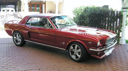 1966 Mustang with 17x7 Legends