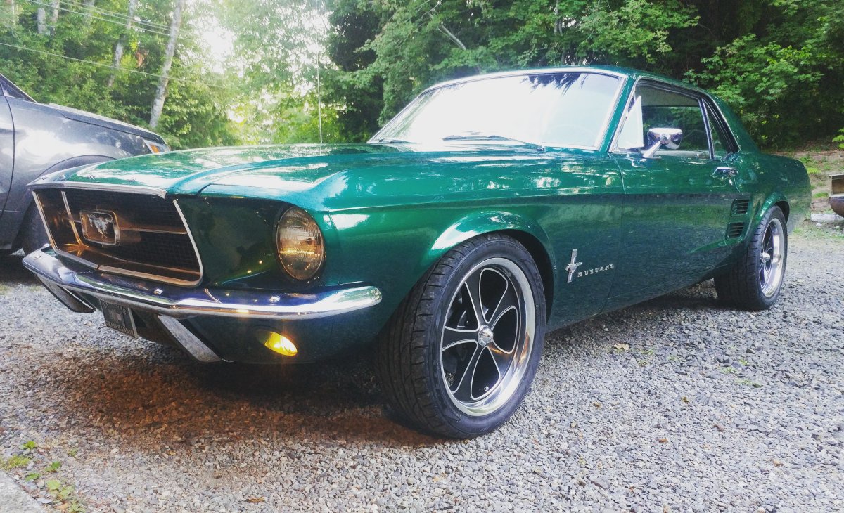 1967 Mustang with Ridler 645 Package