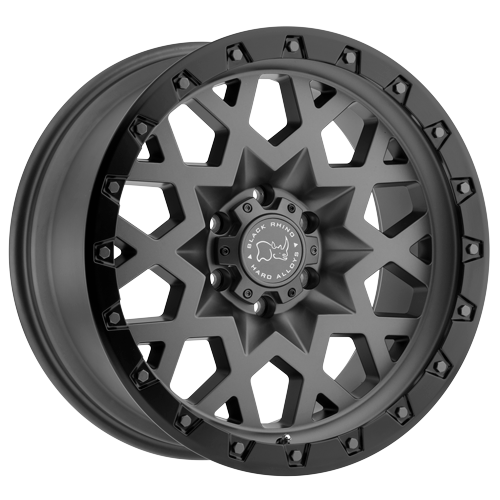 Sprocket Matte Gun Metal Metal Black Lip 18x9.5 5x139.7 (5x5.5) 0mm