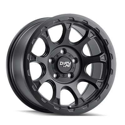 Dirty Life Drifter 9307 Matte Black 17X8.5 6x139.7 (6x5.5) -6MM 106MM 