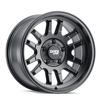 Dirty Life Canyon 9310 Matte Black 17X9 5x127 (5x5) -38MM 71.5MM 