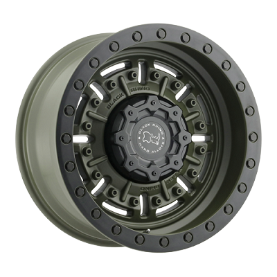 Abrams Olive Drab Green 18x9.5 5x127 (5x5) -18mm 