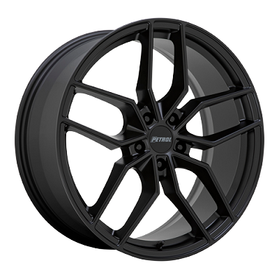 P5C Matte Black 19x8 5x120 +35mm 