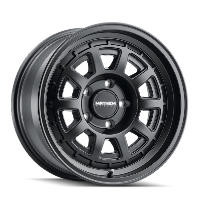 Mayhem Voyager 8303 Matte Black 17x8.5 8x170 0mm 125.2mm 