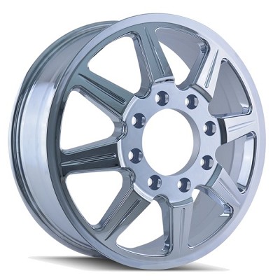 MONSTIR 8101 INNER CHROME 22x8.25 8x165.1 +127MM OFFSET 