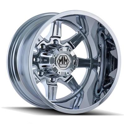 MONSTIR 8101 REAR CHROME 22x8.25 8x165.1 -160MM OFFSET 