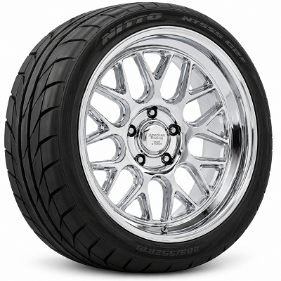 Chrome G-Force 18x8 & 18x10 5x4.75 Staggered Package Set of Four 